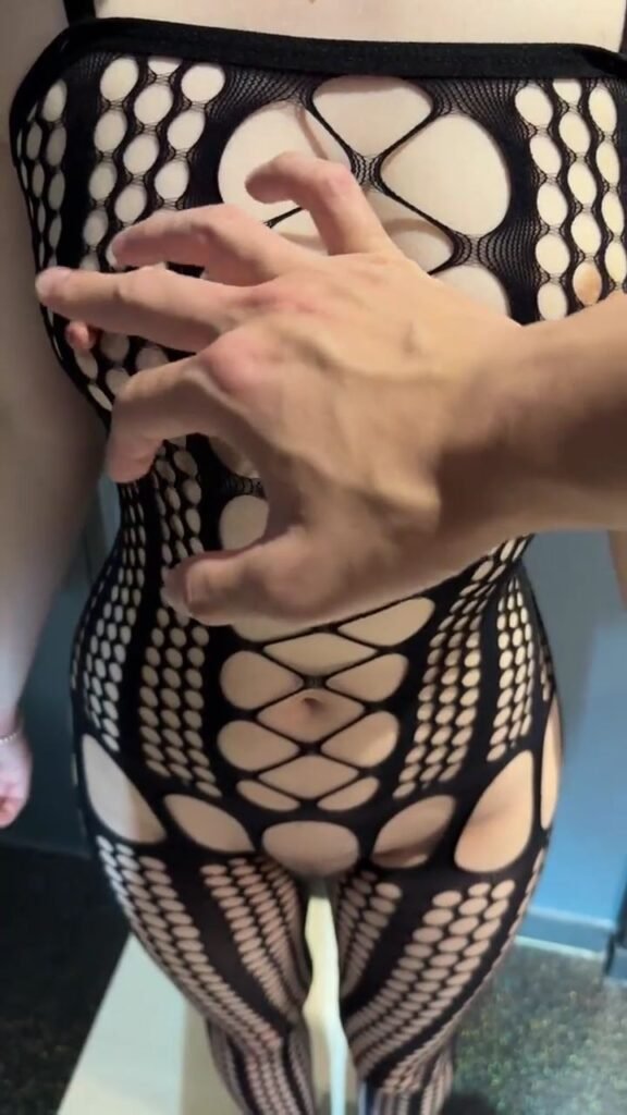 [전신망사노예젖꼭지_단련