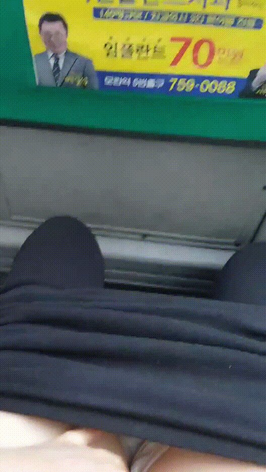 버스에서 딜도자위하는 미친녀 5V ★ 소리有